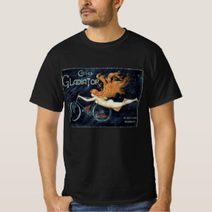  Victoriaans Art Nouveau, Gladiator-cycli T-shirt