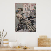 Victoriaans artiest poster (Keuken)