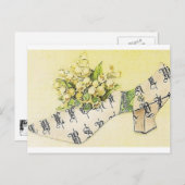  Victoriaans Asassy Cinderella Slipper Briefkaart (Voorkant / Achterkant)