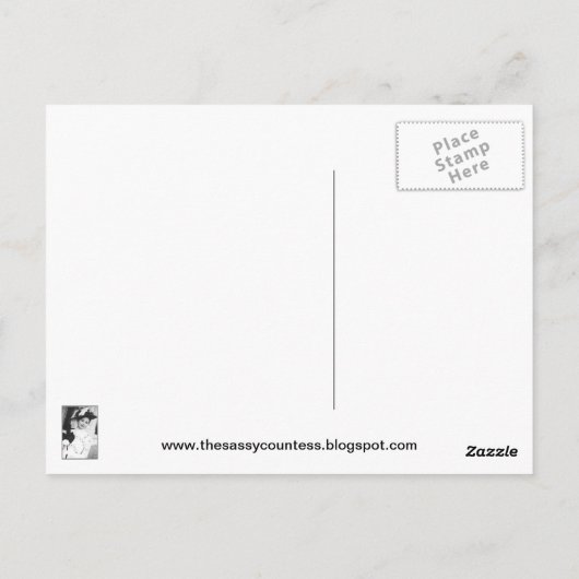  Victoriaans Asassy Cinderella Slipper Briefkaart (Achterkant)