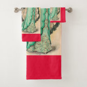 Victoriaans avond draag bad handdoek (Insitu)