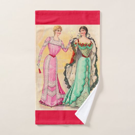 Victoriaans avond draag bad handdoek (Handdoek)