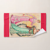 Victoriaans avond draag bad handdoek (Handdoek)