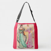 Victoriaans avond draag crossbody tas (Achterkant)
