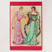 Victoriaans avond draag legpuzzel (Verticaal)