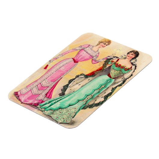 Victoriaans avond draag magneet (Linkerzijde)