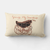 Victoriaans Baby Buggy Nursery Kussen (Achterkant)