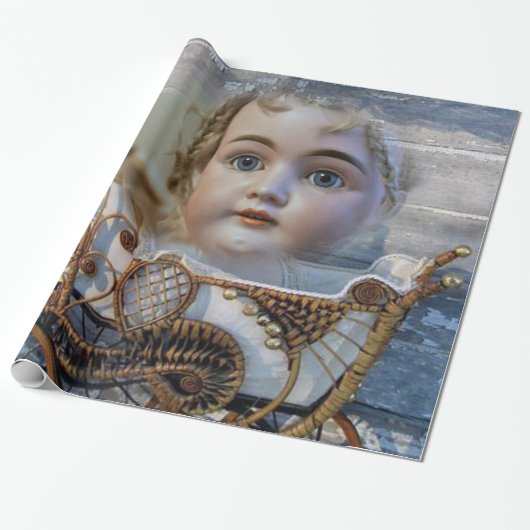 Victoriaans Baby Cadeaupapier (Uitgerold)
