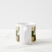 Victoriaans Baby Greenaway-moeder Espresso Kop (Achterkant)