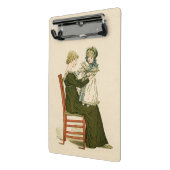 Victoriaans Baby Greenaway-moeder Mini Klembord (Angled2)