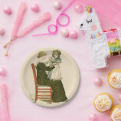 Victoriaans Baby Greenaway-moeder Papieren Bordje (Feest)