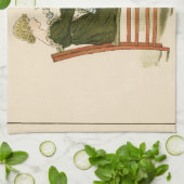 Victoriaans Baby Greenaway-moeder Theedoek (Gevouwen)