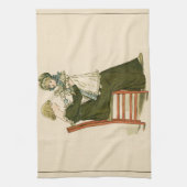 Victoriaans Baby Greenaway-moeder Theedoek (Verticaal)