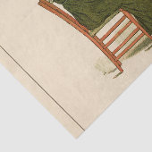 Victoriaans Baby Greenaway-moeder Tissuepapier (Detail)