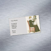 Victoriaans Baby Greenaway-moeder Visitekaartje Magneet (Voorbeeld)