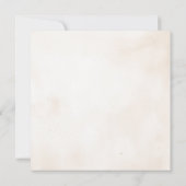 Victoriaans Baby Hedgehog Wildflower Baby shower (Achterkant)