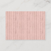  Victoriaans Baby shower Raffle Insert Informatiekaartje (Achterkant)