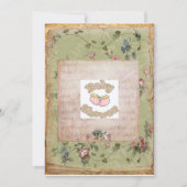 Victoriaans Baby shower Uitnodiging (Voorkant)