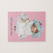  Victoriaans babymeisje Doll, Pet Pasen Legpuzzel (Horizontaal)