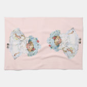  Victoriaans babymeisje Doll, Pet Pasen Theedoek (Horizontaal)