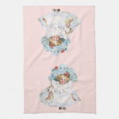  Victoriaans babymeisje Doll, Pet Pasen Theedoek (Verticaal)