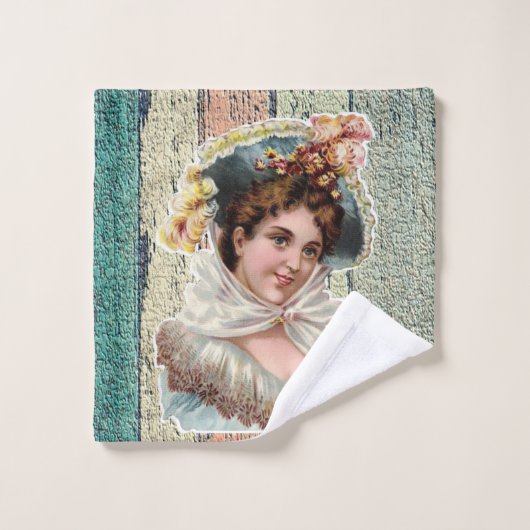 Victoriaans badkamer handdoek sets (Wasdoekje)