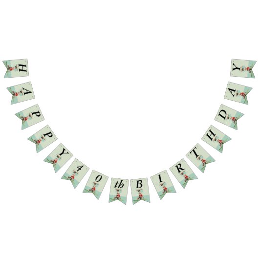 Victoriaans badschoonheid parasol zwemmers blauw vlaggetjes (Alle)