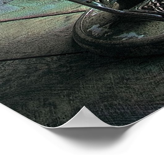 VICTORIAANS BARBER CHAIR POSTER (Hoek)