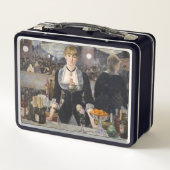 Victoriaans barmeisje op folies bergere, frankrijk (Achterkant)