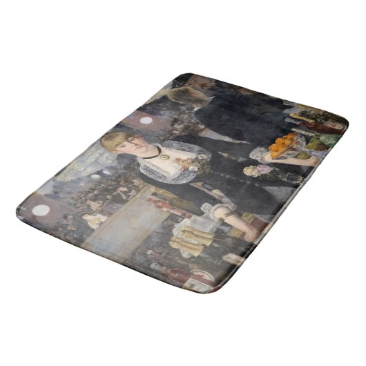 Victoriaans barmeisje op folies bergere, frankrijk badmat (Gekanteld)