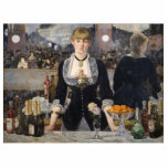 Victoriaans barmeisje op folies bergere, frankrijk fotobeeldje magneet<br><div class="desc">Suzanne, met haar vurige rode haar en een blik die zowel amusement als een vleugje melancholie kon bevatten, leunde tegen de koele marmeren toonbank. Haar uniform, een zwarte jurk met een witte kraag die laag in de rug dook, accentueerde de curve van haar middel. Ondanks het constante geroezemoes van conversatie...</div>