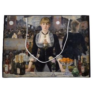 Victoriaans barmeisje op folies bergere, frankrijk groot cadeauzakje