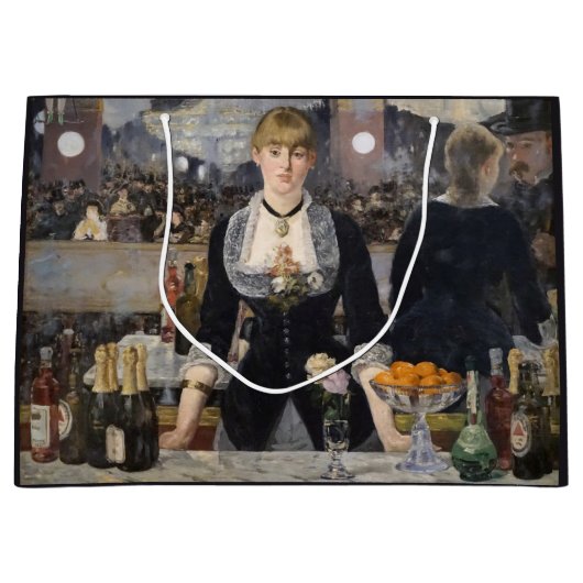 Victoriaans barmeisje op folies bergere, frankrijk groot cadeauzakje (Voorkant)