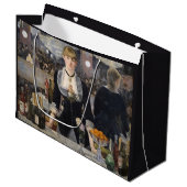 Victoriaans barmeisje op folies bergere, frankrijk groot cadeauzakje (Voorkant Gekanteld)