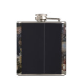 Victoriaans barmeisje op folies bergere, frankrijk heupfles (Achterkant)