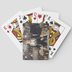 Victoriaans barmeisje op folies bergere, frankrijk pokerkaarten