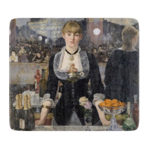 Victoriaans barmeisje op folies bergere, frankrijk snijplank