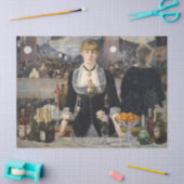 Victoriaans barmeisje op folies bergere, frankrijk tissuepapier (Craft)