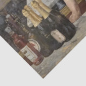 Victoriaans barmeisje op folies bergere, frankrijk tissuepapier (Detail)