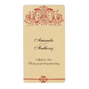  Victoriaans, Barok, Trouwwijn, Aangepast Etiket