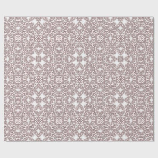 Victoriaans barokpatroon cadeaupapier (Vlak)