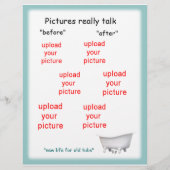 Victoriaans Bathtub Flyer-om aan te passen Flyer (Achterkant)