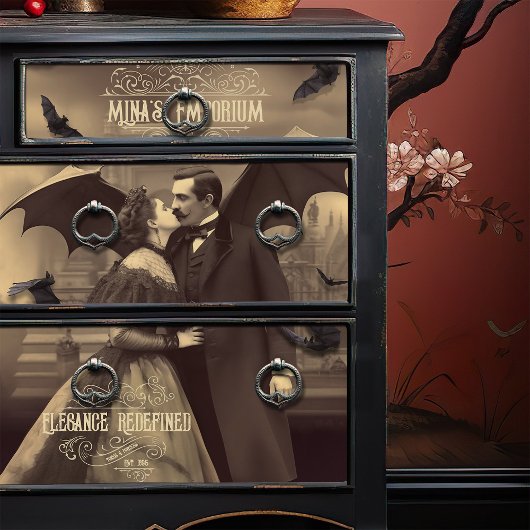 Victoriaans Beauty Dracula's Kiss Gotische Romance Tissuepapier