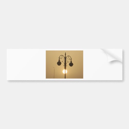 Victoriaans Bedel: Straatlantaarnpalen Bumpersticker (Voorkant)