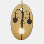 Victoriaans Bedel:  Straatlantaarnpalen Keramisch Ornament (Links)