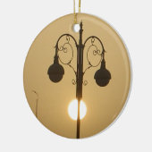 Victoriaans Bedel: Straatlantaarnpalen Keramisch Ornament (Links)