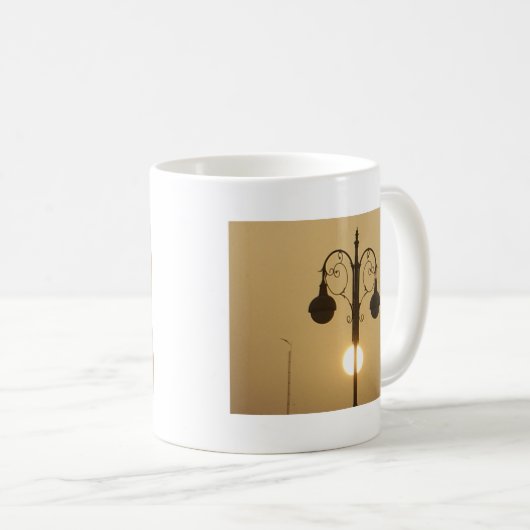 Victoriaans Bedel: Straatlantaarnpalen Koffiemok (Voorkant rechts)