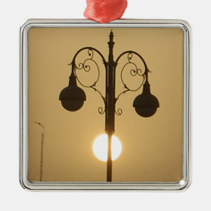 Victoriaans Bedel:  Straatlantaarnpalen Metalen Ornament