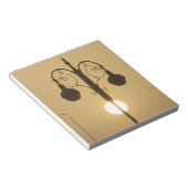 Victoriaans Bedel:  Straatlantaarnpalen Notitieblok (Schuin)