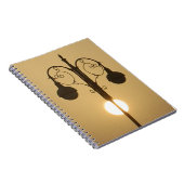 Victoriaans Bedel:  Straatlantaarnpalen Notitieboek (Rechterzijde)